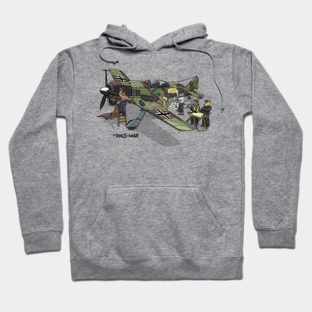 The Dogs of War: Focke-Wulf 190 Hoodie by Siegeworks